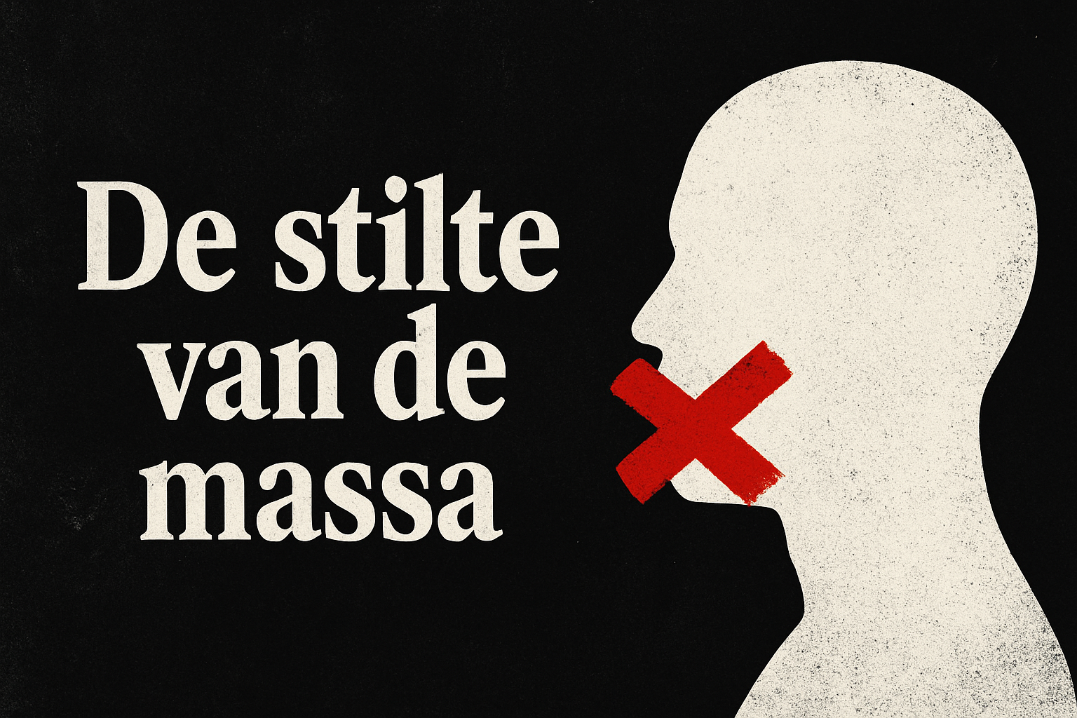 De stilte van de massa – Durven we nog te spreken?