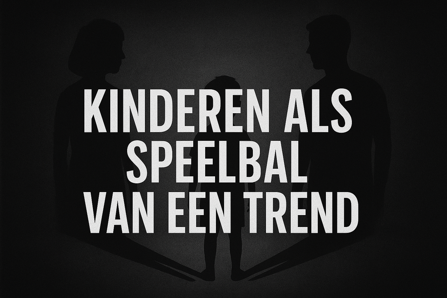 Kinderen als speelbal van een trend